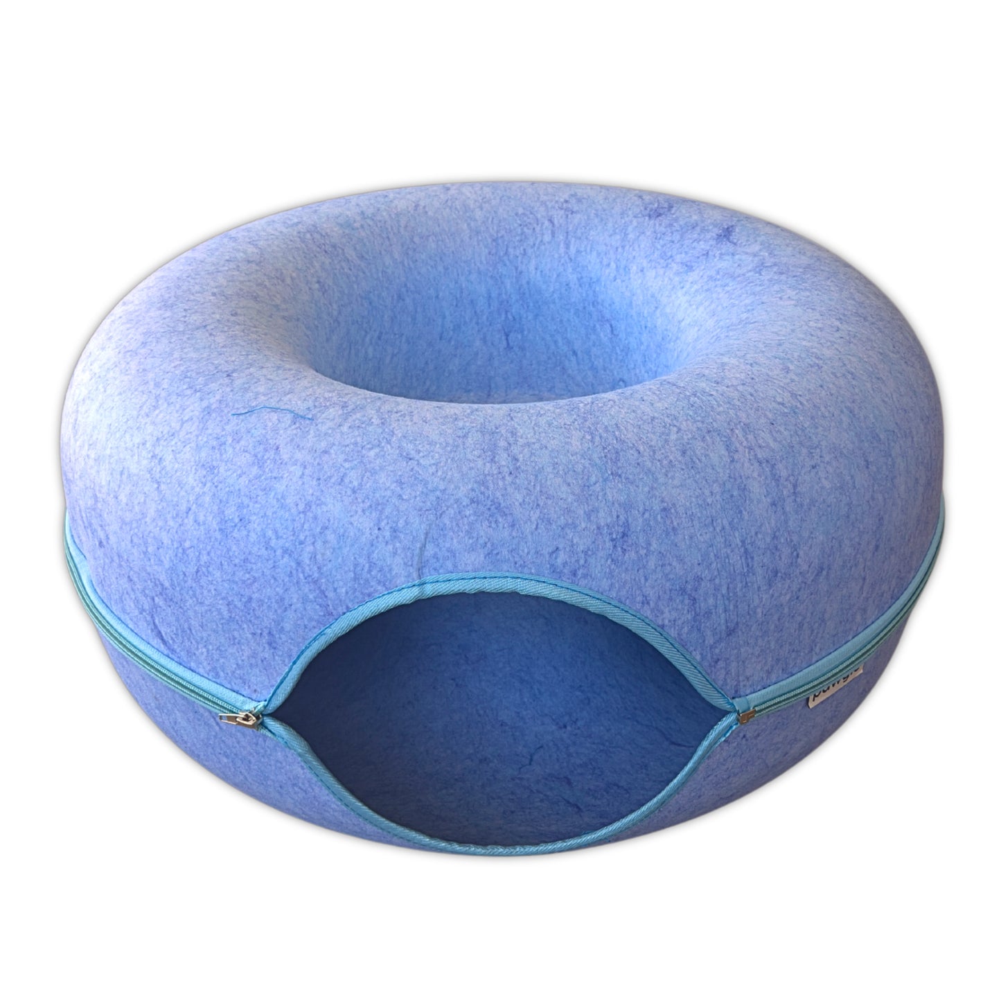 Cat Tunnel Bed Cave Toy Interactive Plush Condo Kennel Nest Cat Bed Donut Tube