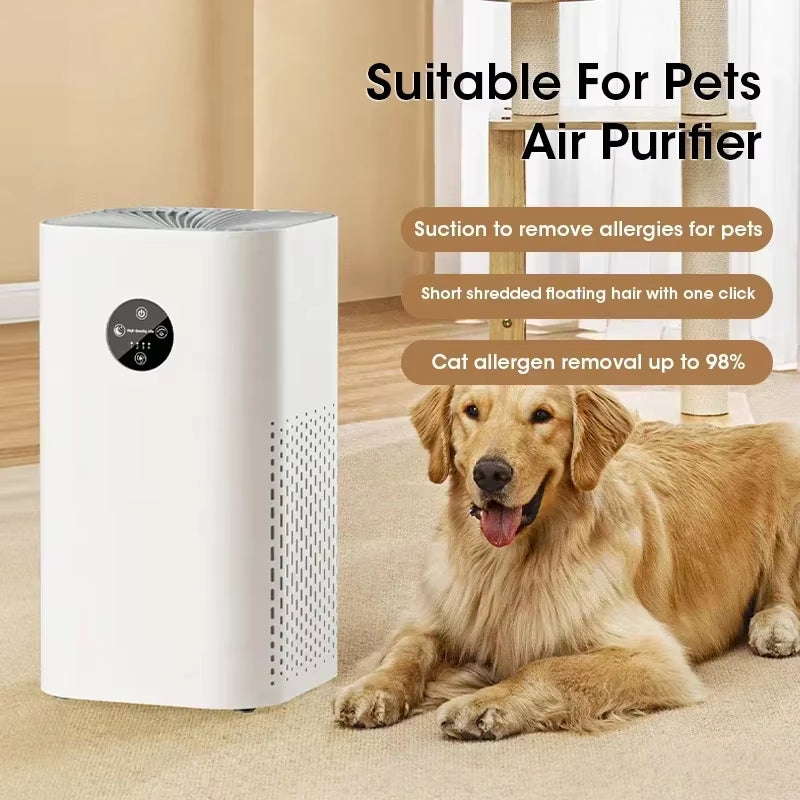 2025 Air Purifier Portable Desktop Air Freshener for Home Allergies and Pets Hair Smokers in Bedroom HEPA Filter Air Cleaner