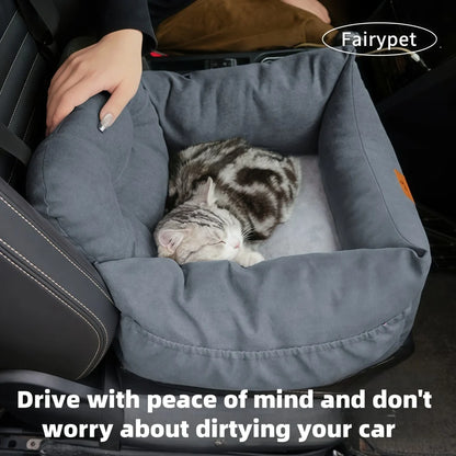 Portable Pet Car Safety Seats Dogs and Cats Beds Detachable and Washable All-Season Indoor and Outdoor Travel Pet Products