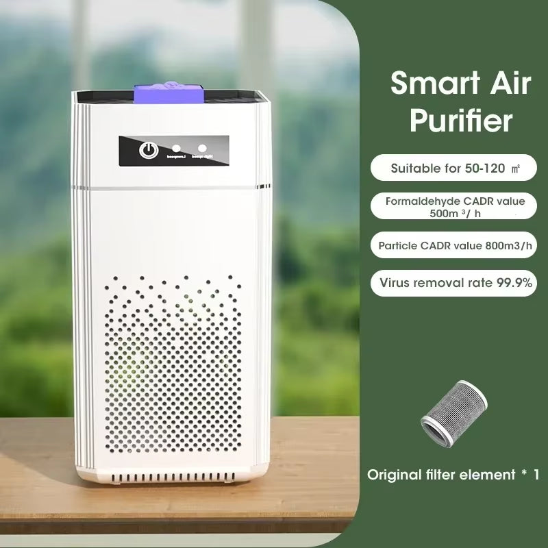 2025 Air Purifier Portable Desktop Air Freshener for Home Allergies and Pets Hair Smokers in Bedroom HEPA Filter Air Cleaner