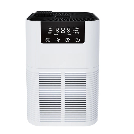 Air Purifier Portable Desktop Air Freshener for Home Allergies and Pets Hair, Smokers in Bedroom HEPA Filter Air Cleaner