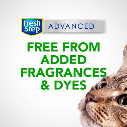 Advanced Simply Unscented Clumping Cat Litter, Vet Recommended, 2 Pack of 18.5 Lb Boxes