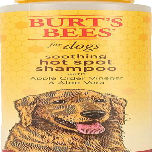 Naturally Derived Soothing Hot Spot Shampoo with Apple Cider Vinegar and Aloe Vera - Itch and Hot Spot Relieving Shampoo for All Dogs - Made in USA, 16 Oz