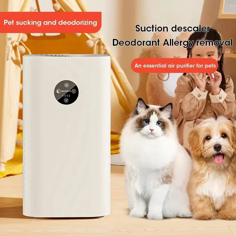 2025 Air Purifier Portable Desktop Air Freshener for Home Allergies and Pets Hair Smokers in Bedroom HEPA Filter Air Cleaner