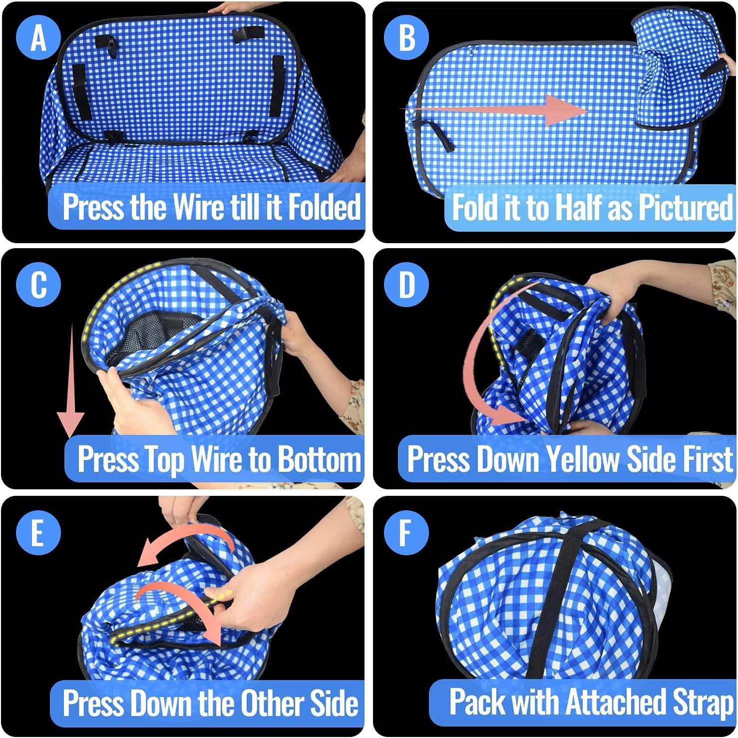 Portable Cat Cage Kennels for Cats Outdoor Travel, Portable Pop up Cat Travel Cage, Portable Cat Condo, Cat Bed Collection for Medium Large Cats
