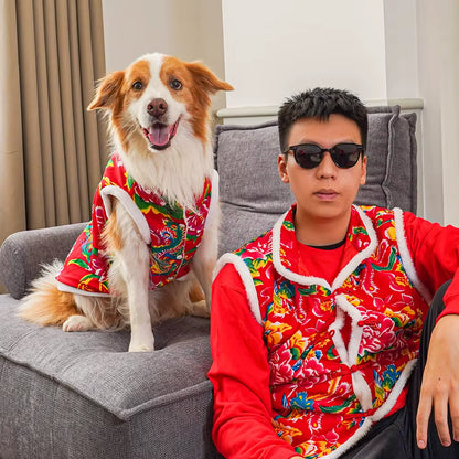 S-6XL Northeast Big Flower Coat Small, Medium and Large Pets Dogs Cats Fighting Clothes Supplies Clothing Wholesale