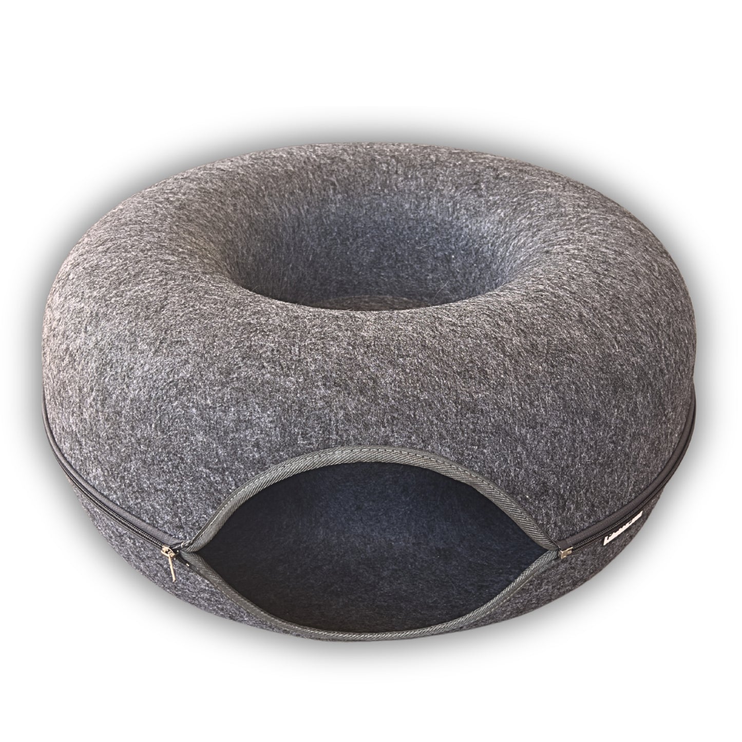 Cat Tunnel Bed Cave Toy Interactive Plush Condo Kennel Nest Cat Bed Donut Tube