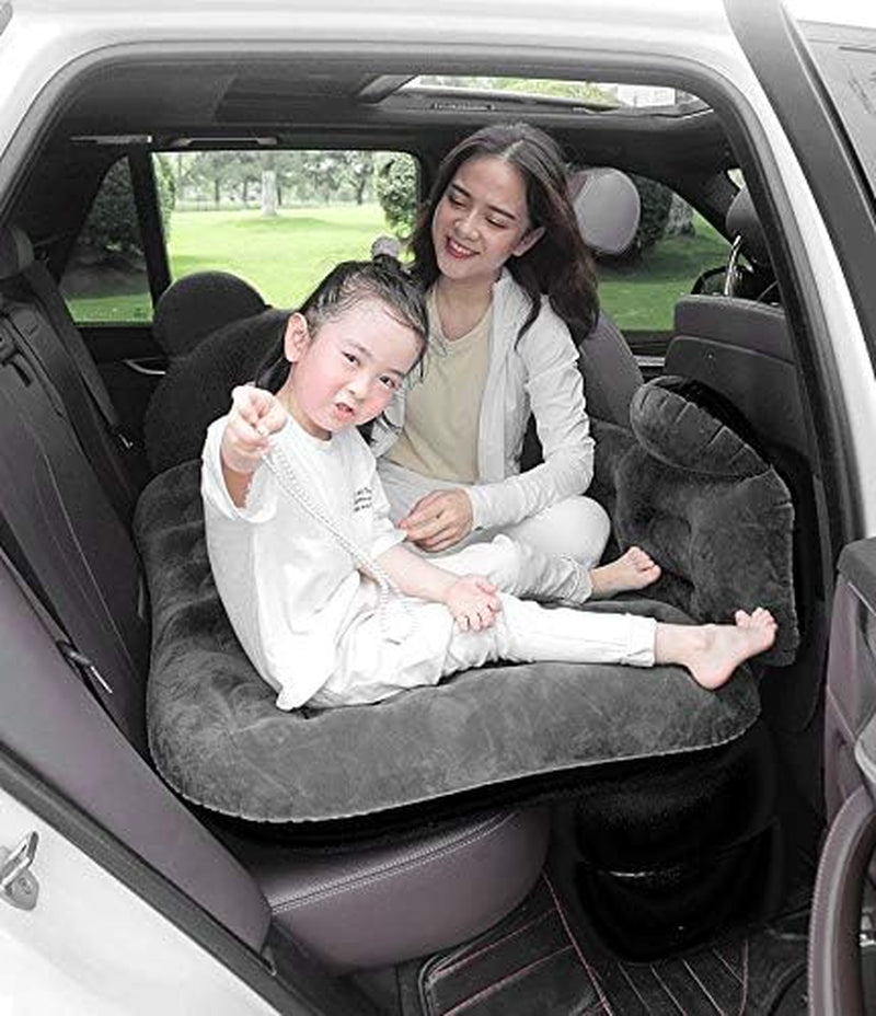 SUV Air Mattres Bed, Air Beds, with Built in Pump Inflatable, Thickened Built Flocking Surface, Fits Camping with Back Seat Travel, Vacation, Camping Bed, for Niversal SUV